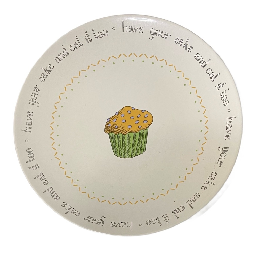 BIA Cordon Bleu Have Your Cake And Eat It Too 8” Desert Plate Set of 4 - Picture 4 of 8